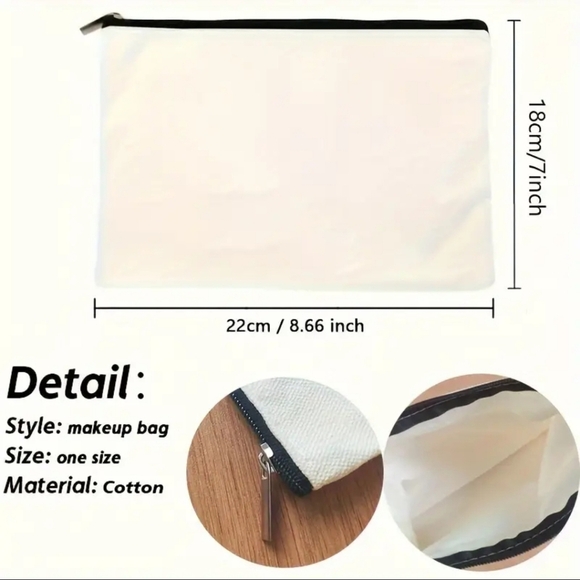 NEW!! makeup bag - pencil case  - Pouch - Picture 3 of 10